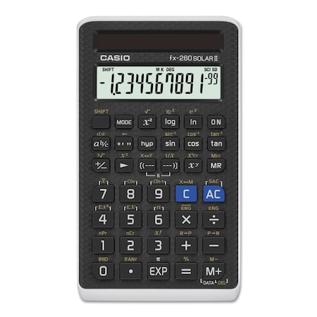 Casio FX-260 Solar All-Purpose Scientific Calculator, 12-Digit LCD FX260SLRII